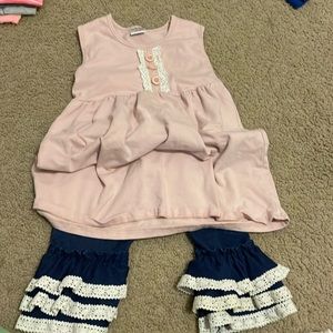 Girls size 6/7 boutique spring outfit